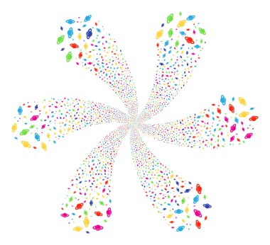 Gezegen Satürn Radyal akış