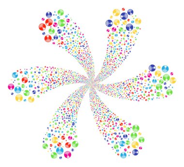 Pasta grafiği Radyal akış