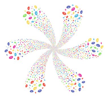 Vizyon sarmal çiçek küme