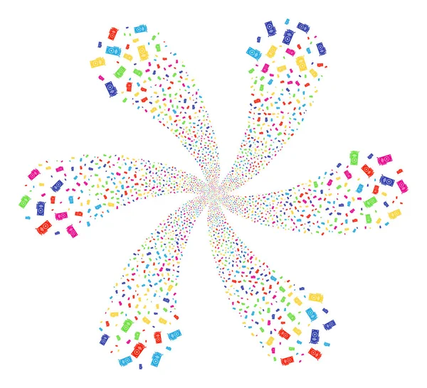 Video Gpu kartı girdap soyut çiçek