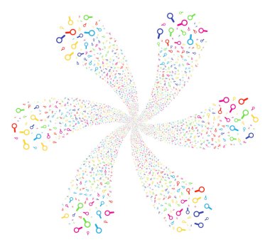 Arama döngüsü çiçek küme