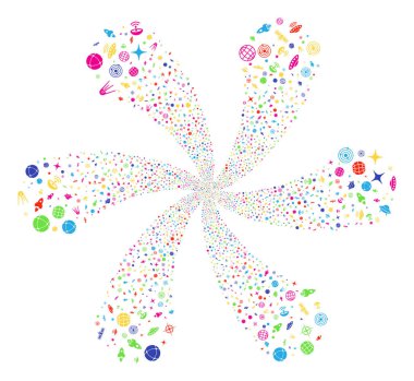 Alan teknoloji sembolleri dön akışı