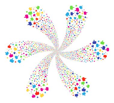 Döngüsü Fireworks başparmak