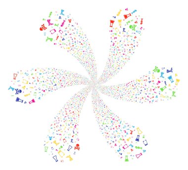 Toksik çöp girdap hareket