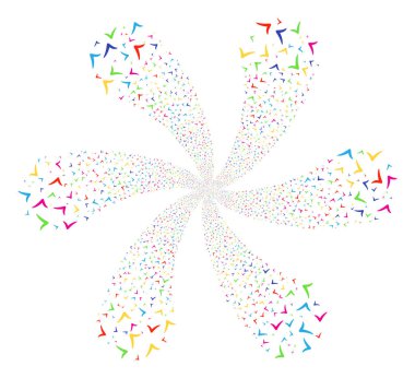 Döndürme çiçek küme Evet