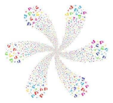 Asker dönüşü çiçek şekil