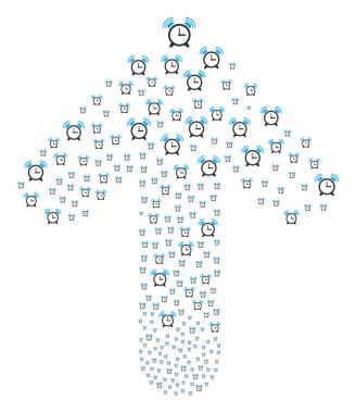 Amaç ok rakamını oluşturan Buzzer ile