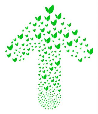 İleri imleç ok şekli ile çiçek lahanası