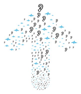 İşitme ile yönlü ok şekli