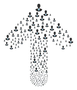İleri yönlü oku şekil Yöneticisi ile