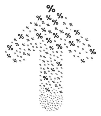 İleri ok kompozisyon yüzde ile doğrudan