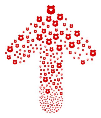 Ok kolaj ile polis kalkan ileriye taşımak