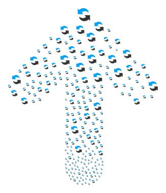 Yukarı doğru hareket ok şekli ile yenileme