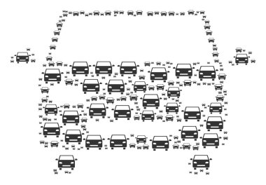 Araba simgesi şekli