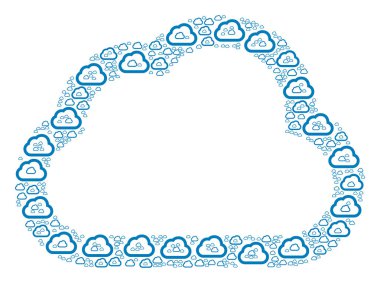 Bulut simgesi şekil