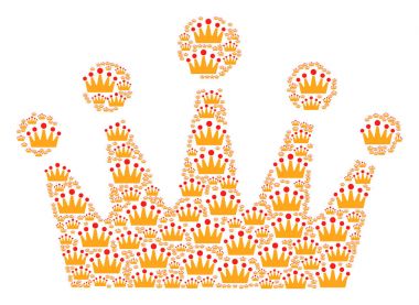 Taç kutsal kişilerin resmi kolaj