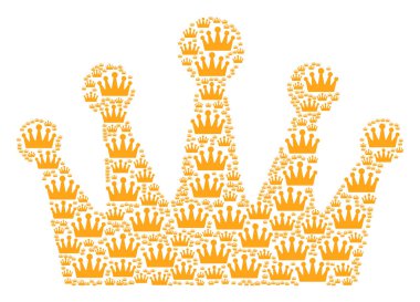 Taç kutsal kişilerin resmi kolaj