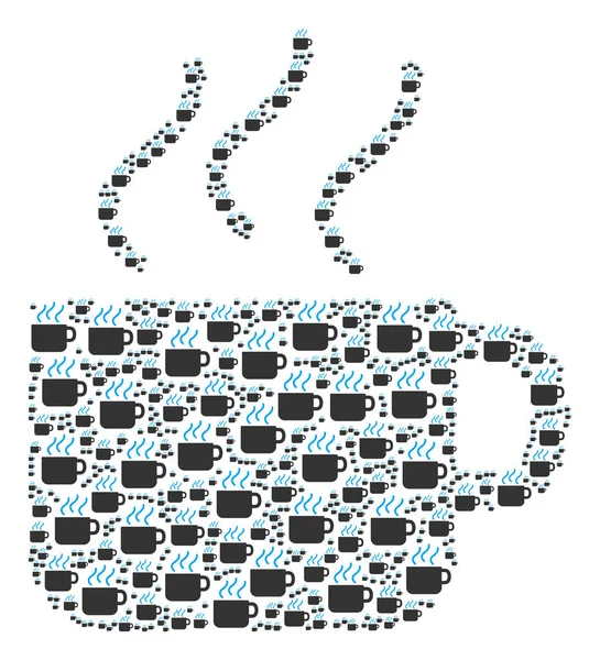 Σχήμα εικονίδιο φλιτζάνι καφέ — Διανυσματικό Αρχείο