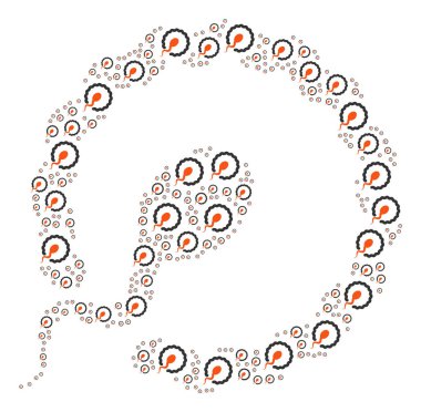 Döllenme kutsal kişilerin resmi kolaj