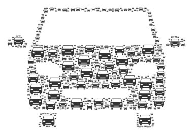 Araba simgesi şekil