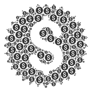 Mali mühür kutsal kişilerin resmi kolaj