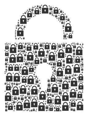 Kilit simgesi şekil