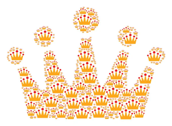 Forma de ícone da coroa — Vetor de Stock