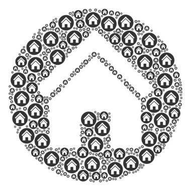 Emlak simgesi şekil