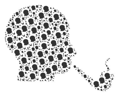 Dedektif simgesi şekil Sigara