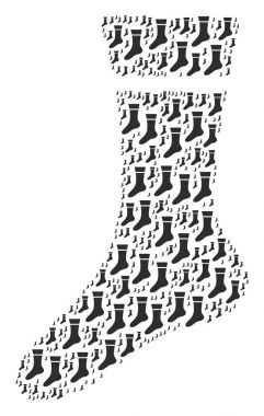 Çorap simgesi şekli