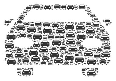 Araba simgesi kompozisyon