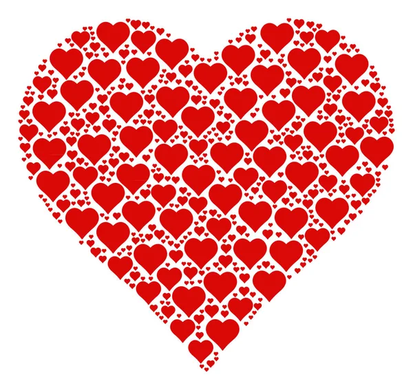 Valentine Heart Icon Shape — Stock Vector