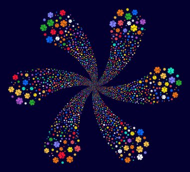 Tıbbi amblemi sarmal patlama