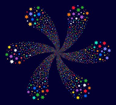 Havai fişek yıldız girdap havai fişek