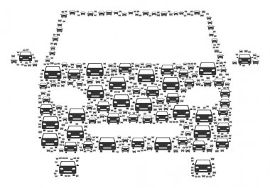 Araba simgesi şekli