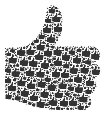 Simge kompozisyon başparmak