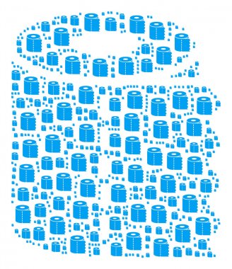 Tuvalet kağıdı rulo kutsal kişilerin resmi kolaj