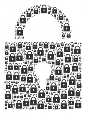 Kilit simgesi şekil