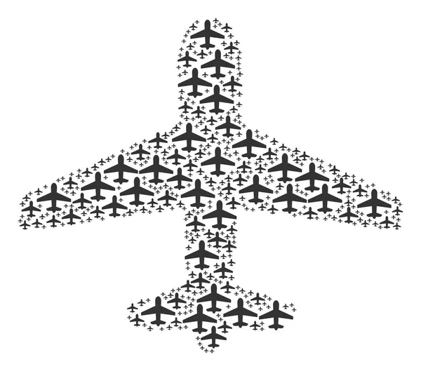 Икона самолёта — стоковое фото