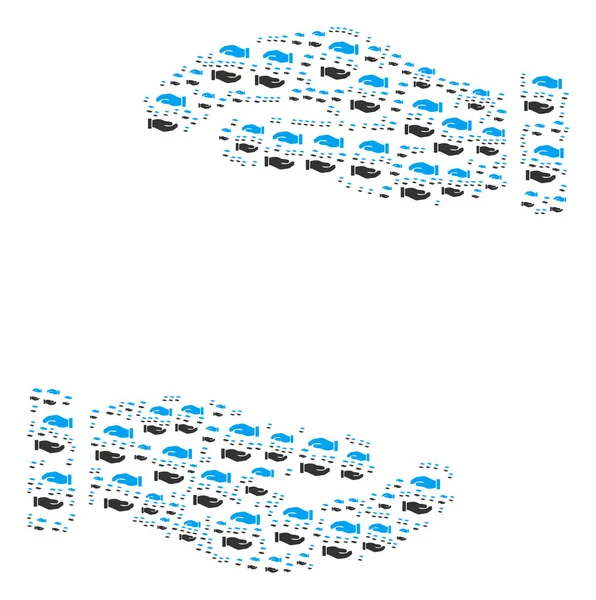 Bakım el simgesi şekli