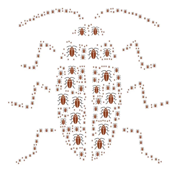 Obrázek ikony šváb — Stockový vektor