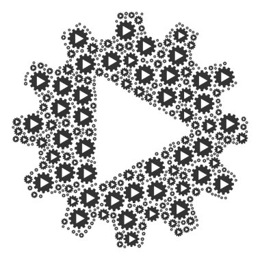 Otomasyon simgesi kompozisyon