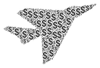 Uçak Intercepter kolaj dolar