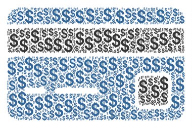 Doları banka kartı bileşimi