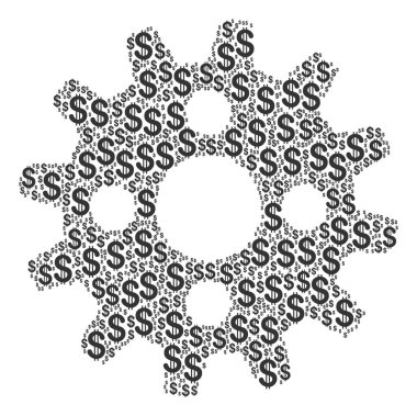 Karikatür kolaj dolar