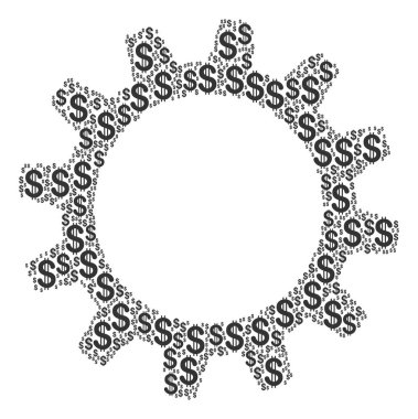 Karikatür kolaj dolar