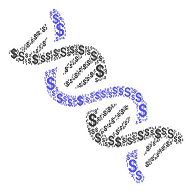 DNA sarmal kompozisyon dolar