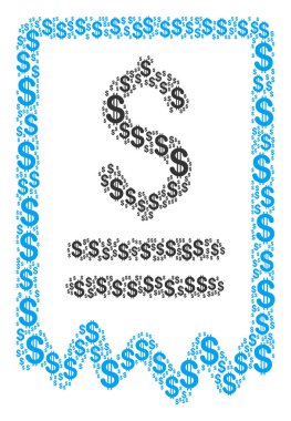 Doları Çek kompozisyon dolar