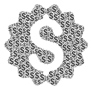 Finansal ödül mühür kolaj dolar