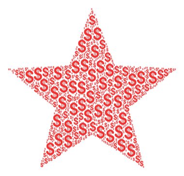 Havai fişek yıldız kolaj dolar